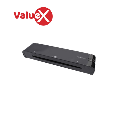 ValueX A4 Laminator Black with Free Starter Pack of A4 Pouches